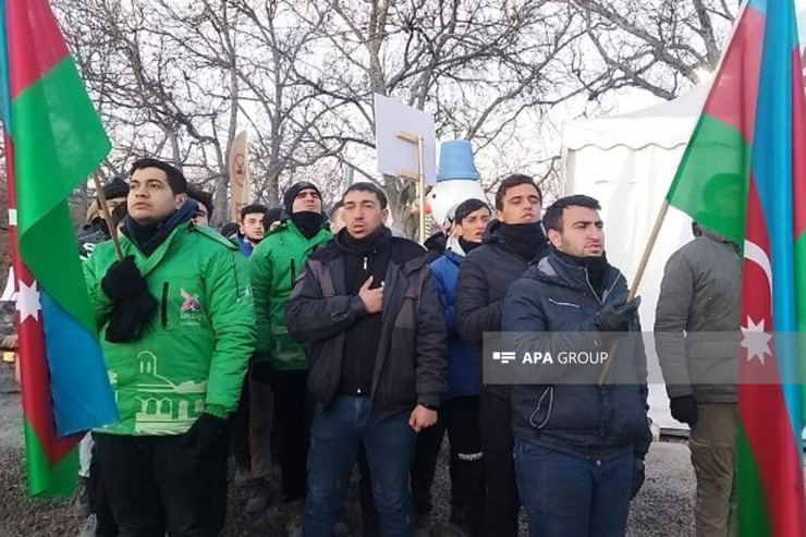 Laçın-Xankəndi yolu - Aksiyanın 47-ci günü -FOTO 