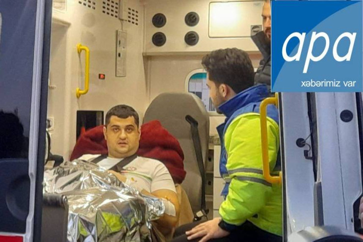 Azərbaycan səfirliyinin terror hücumunda yaralanmış əməkdaşı Bakıya yola salınır-VİDEO 