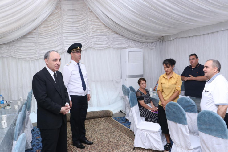 Baş prokuror Tovuzda vətəndaşları qəbul etdi