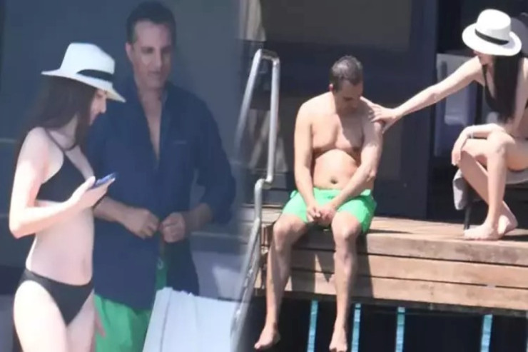 Rafet El Roman  sevgilisi ilə   tətildə