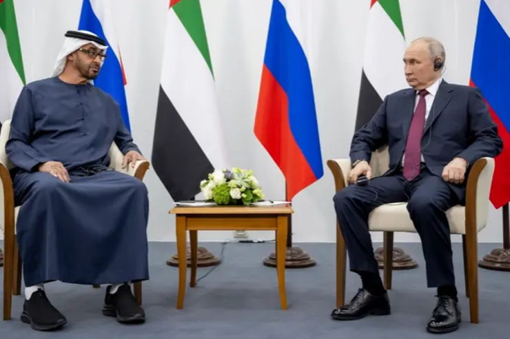 Şeyx  Putinlə görüşə   görün nə geyinib gəldi 