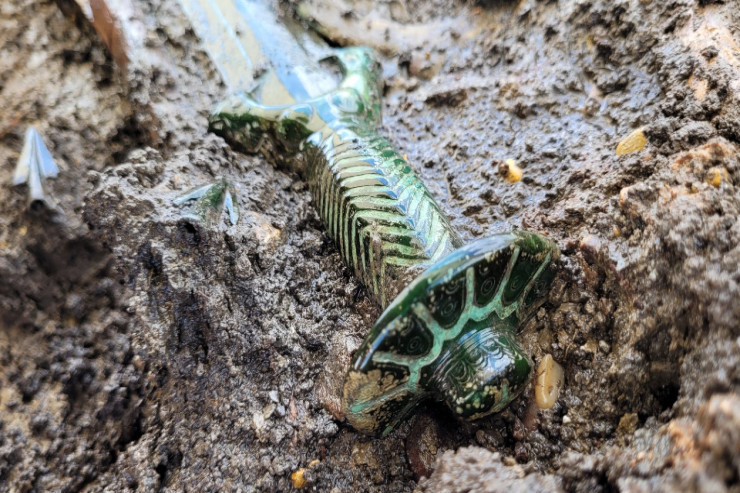 Yaşı 3000-dən çox  olan bürünc qılınc tapıldı: Təzə kimi parıldıyır 