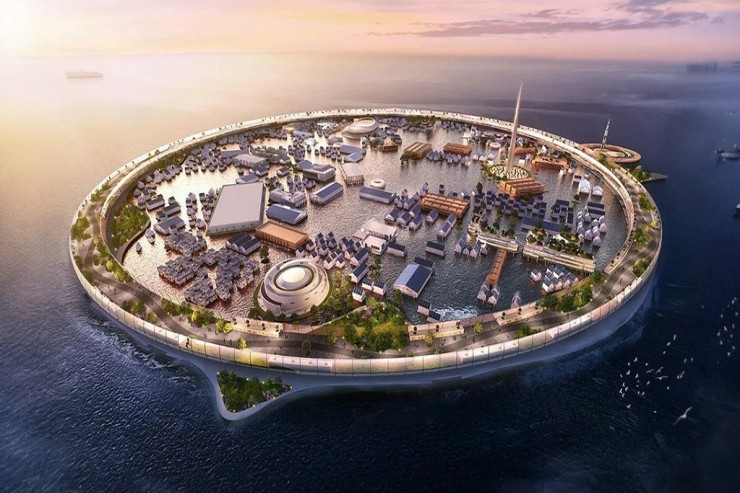 Fantastik  üzən şəhər   - orada nə qədər insan yaşaya bilər?