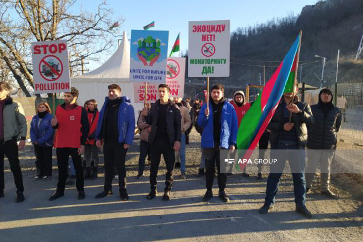 Laçın-Xankəndi yolu: Aksiyanın 89-cu günü   -FOTO 