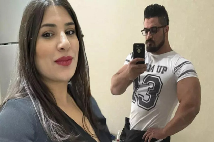 Uşaqlarının yanında arvadını öldürüb, evi yandırdı