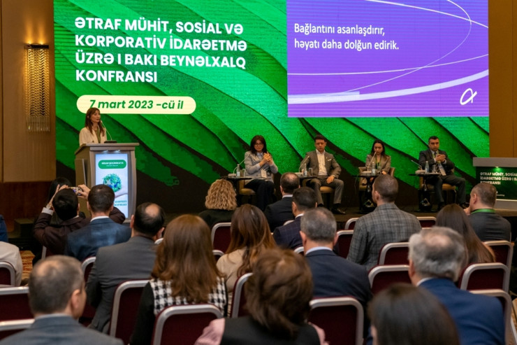 "Azercell"in sponsorluğu ilə "I Bakı Korporativ Sosial Məsuliyyət və Dayanıqlı İnkişaf Konfransı" baş tutub