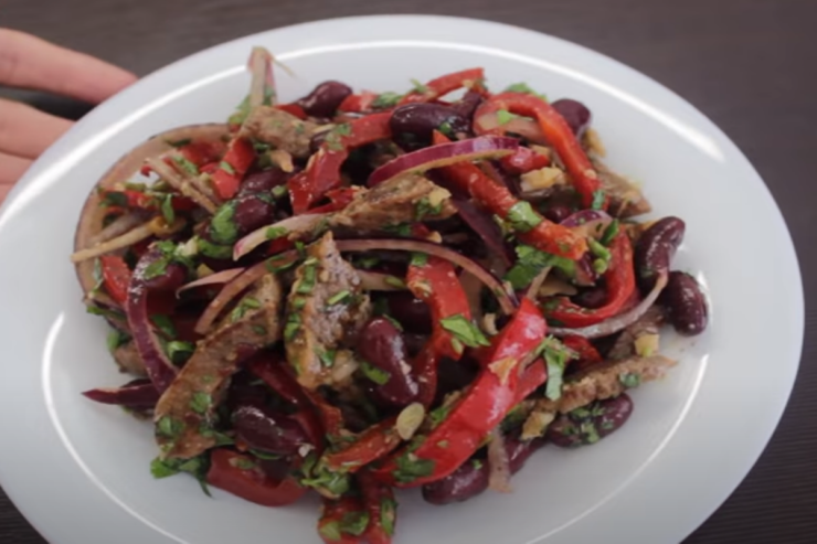 Tbilisi salatının resepti -  Çox dadlıdır  