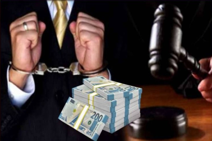 Rüşvət almada təqsirləndirilən 4 vəzifəli  EV DUSTAQLIĞINA BURAXILDI 