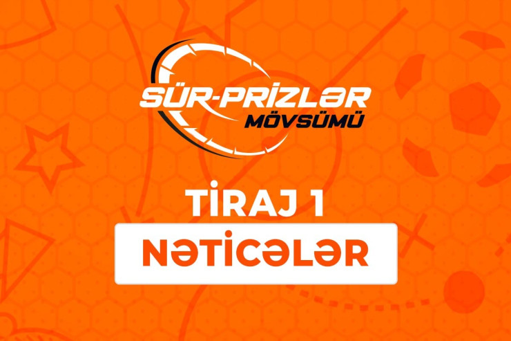 “Misli” SÜR-PRİZLƏR Mövsümü – İlk tirajın nəticələri 