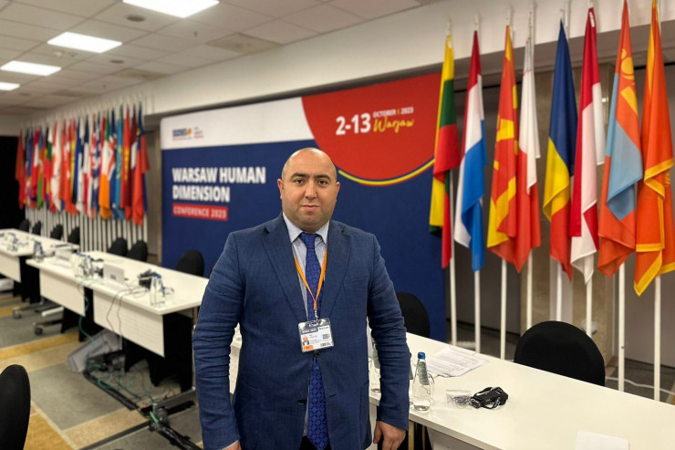 Aqil Ələsgər ATƏT-in Varşavada keçirilən illik toplantısında İŞTİRAK EDİR -FOTO 