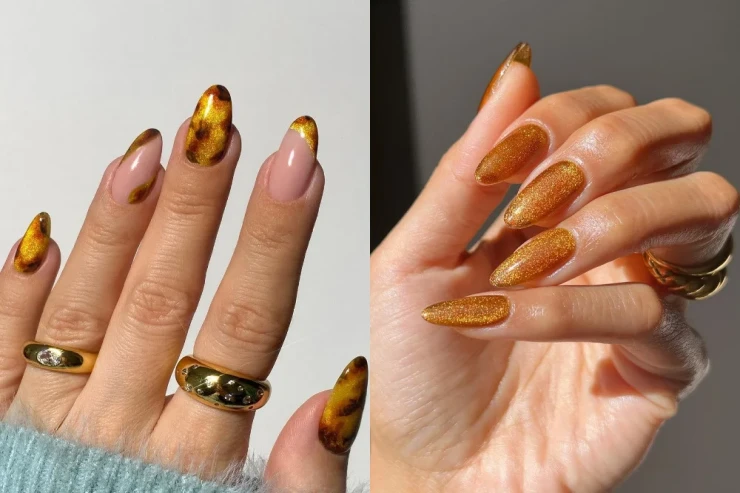 Bu payız kəhrəba dırnaqlar dəbdə olacaq 