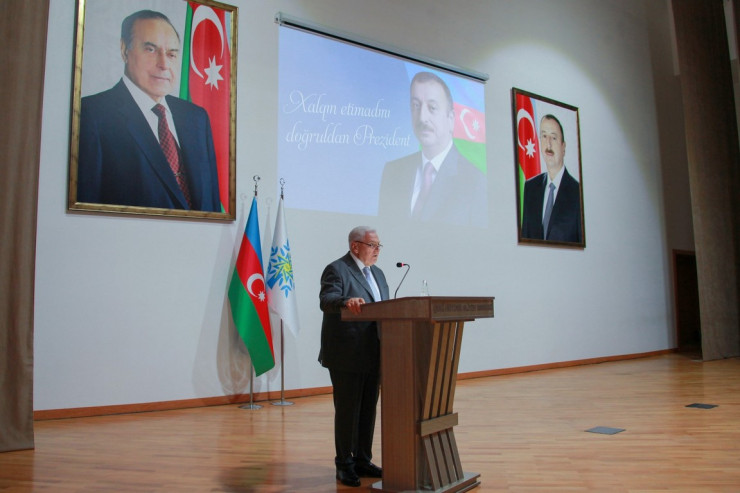 Şəkidə İlham Əliyevin prezidentlik fəaliyyətinin 20 illiyinə həsr olunmuş tədbir keçirilib