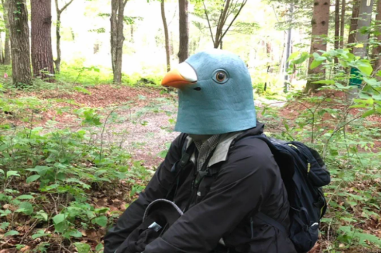 Alim bir il nəhəng quş maskası ilə gəzdi - SƏBƏB 