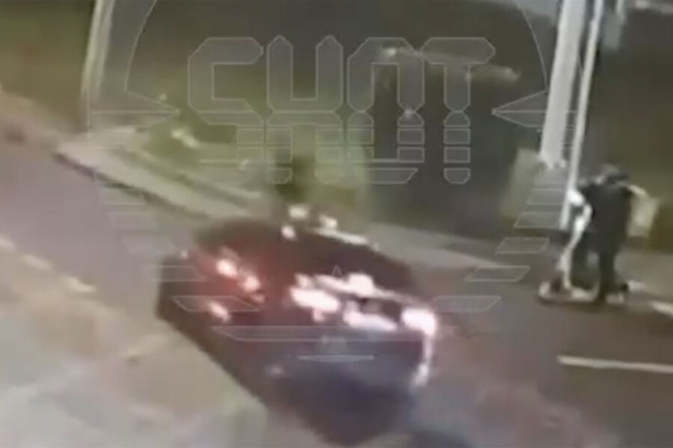 Pərviz Yunusov yol polisini vurub boynunu sındırdı - HADİSƏ ANI  - YENİLƏNİB 