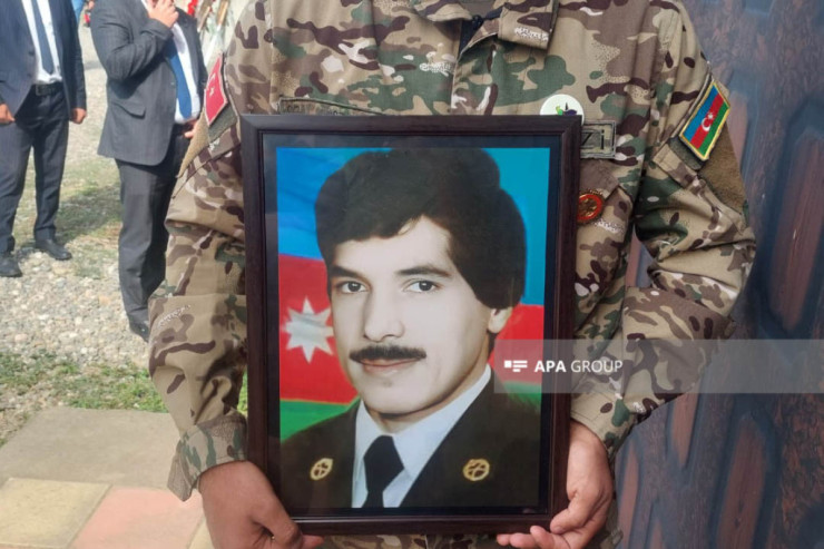 Füzulidə itkin düşən Əsəd Məmmədovun qalıqları Ağstafada  dəfn olundu 