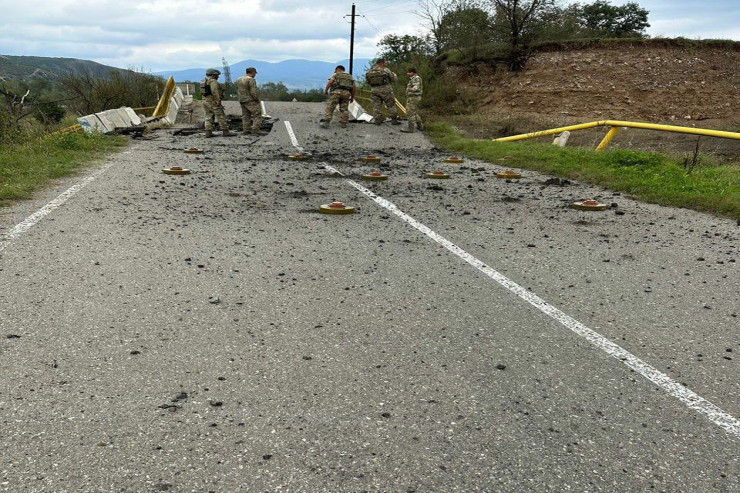 Separatçılar Ağdərədən çıxmazdan əvvəl  yolu minalayıb  