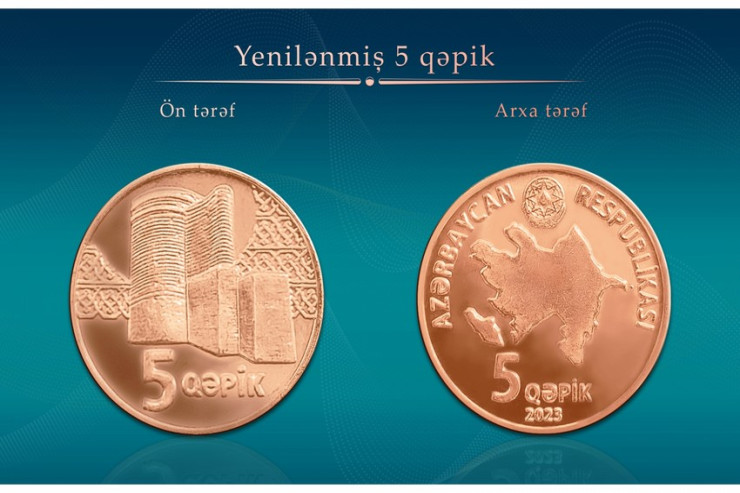 Azərbaycanda 5 qəpiklik metal pullar YENİLƏNDİ 