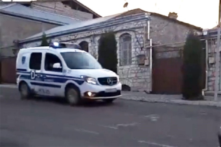 Azərbaycan polisi Xankəndinə daxil oldu  - VİDEO 