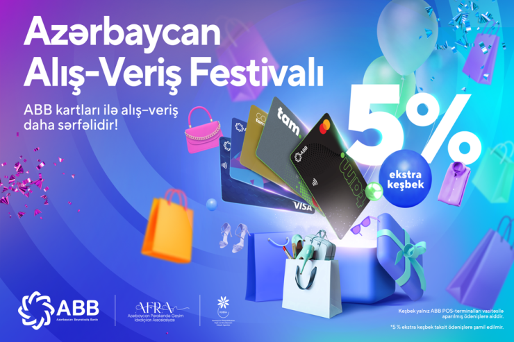 ABB-nin baş sponsorluğu ilə alış-veriş festivalı davam edir