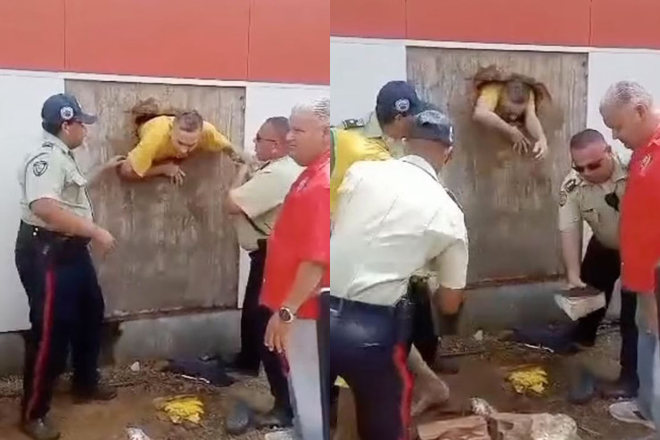 Həbsxanadan qaçmaq üçün tunel qazıb polis idarəsinə  çıxdılar - VİDEO 