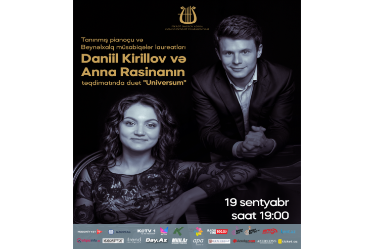 Gəncə Filarmoniyasında "Universum" adlı konsert olacaq