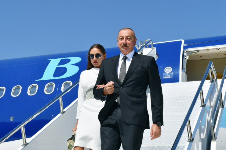 İlham Əliyev Özbəkistana gedib