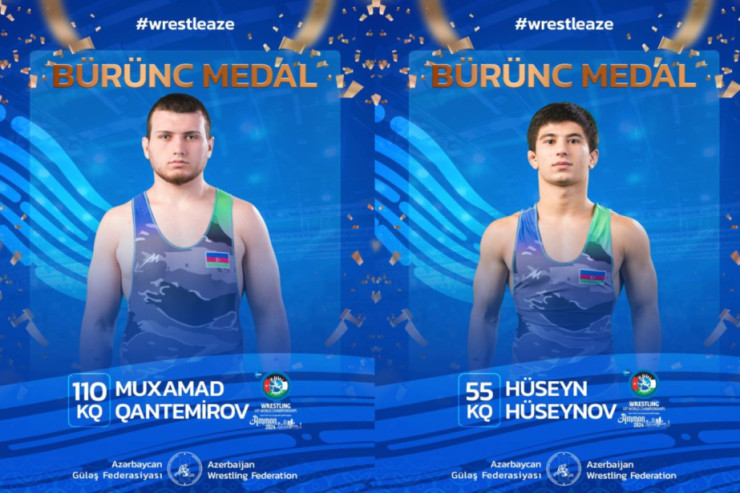 Azərbaycanın iki güləşçisi dünya çempionatında bürünc medal  qazandı