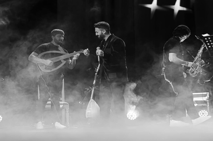 Müğənni Zamiq Gəncədə izdihamla qarşılandı