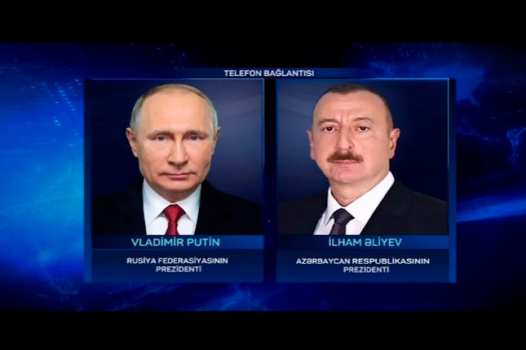 Putin İlham Əliyevə zəng etdi 