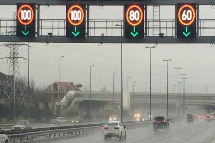 Bakının bu yolunda sürət həddi endirildi 