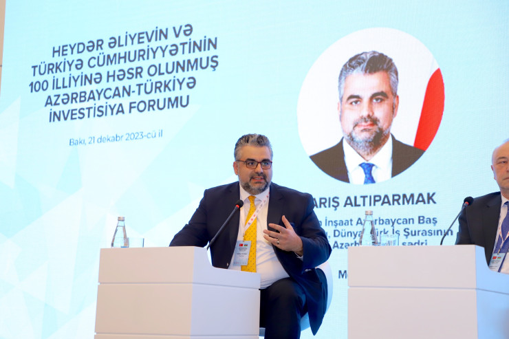 "Azərbaycanın beynəlxalq aləmdə nüfuzunun artması bizdə böyük məmnunluq doğurur" - Barış Altıparmak 