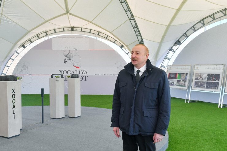 “Biz günahsız Xocalı qurbanlarının qisasını döyüş meydanında aldıq” - Prezident