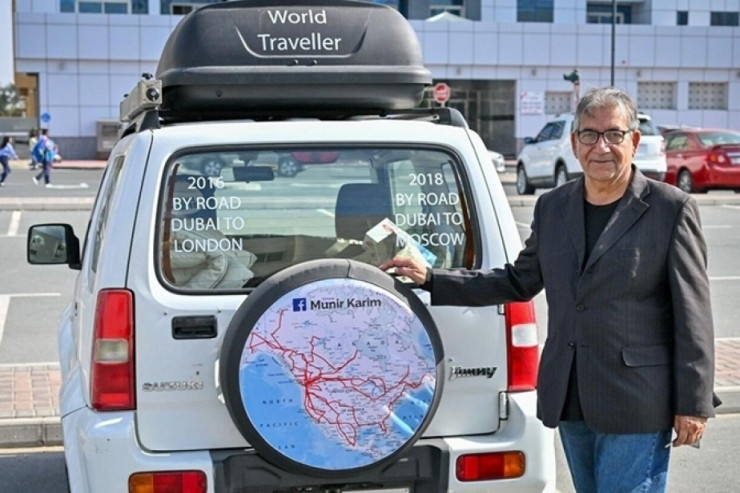 Şəxsi avtomobili ilə 44 ölkəni gəzdi