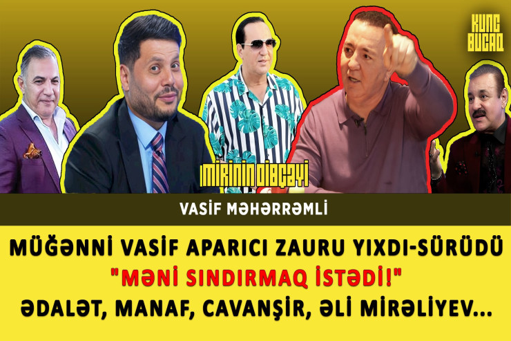 Müğənni Vasif Aparıcı Zaura elə sözlər dedi ki... - VİDEO 