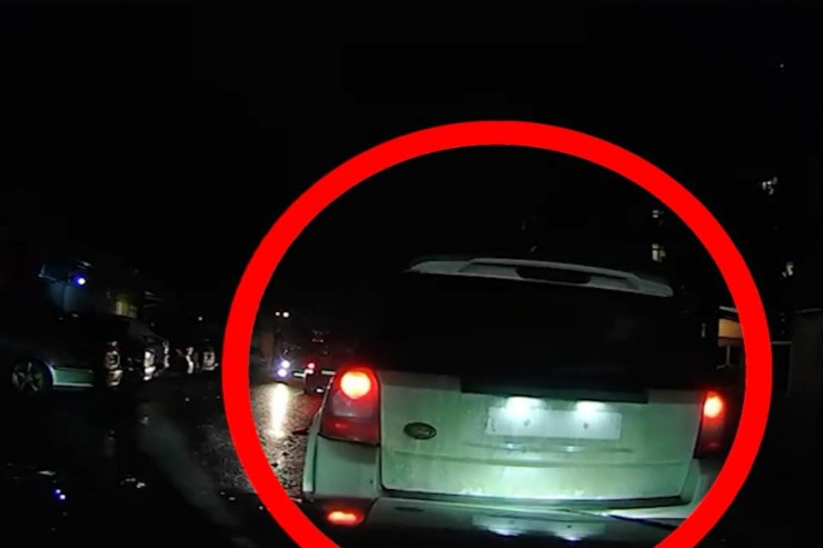 Saxta nömrəli “Land-Rover”  Bakını qarışdırdı - VİDEO 