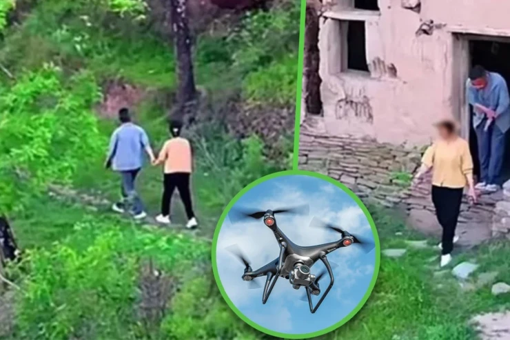 Kişi arvadının onu aldatdığını  “dron”la ifşa etdi