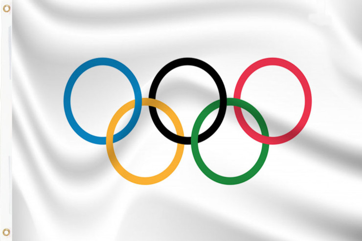Fransızlar Olimpiya bayrağını tərsinə asdılar - FOTO 