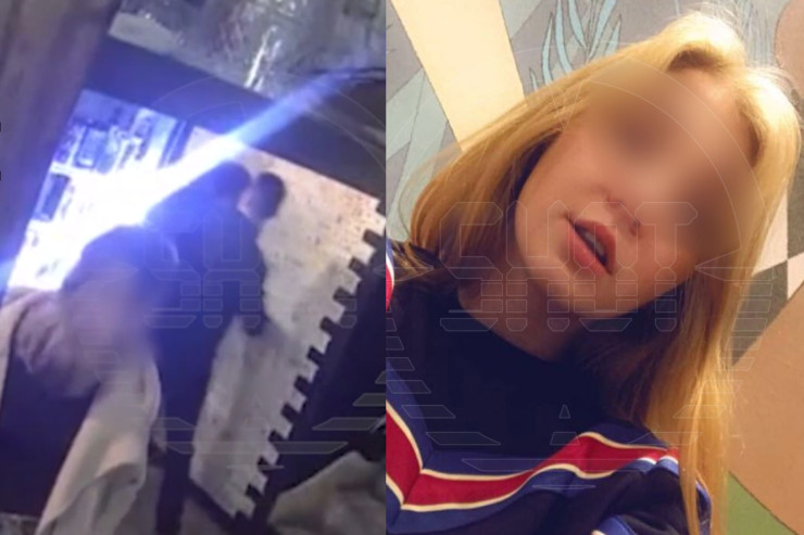 Sərxoş qız GECƏ BARINDA  kişiləri bir-birinə qatdı - VİDEO 