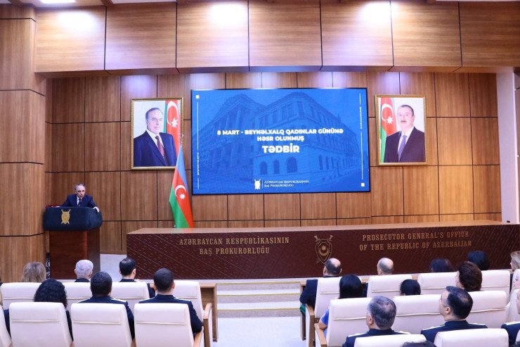 Baş Prokurorluqda 8 Mart tədbiri keçirilib
