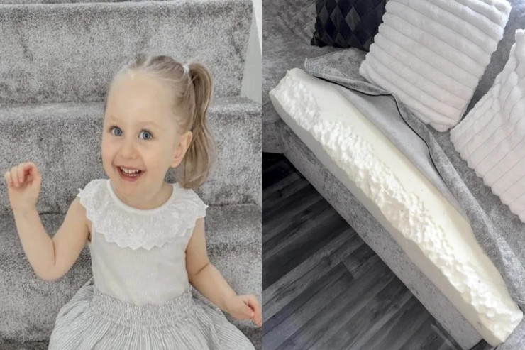 3 yaşlı qız nadir sindromdan əziyyət çəkir: Şüşə, gips yeyir 