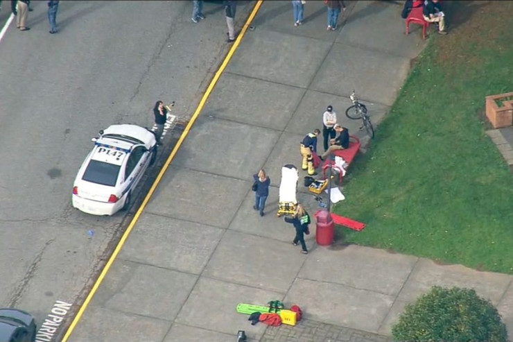 Məktəb yaxınlığında silahlı insident oldu