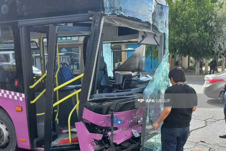 Bakıda sərnişin avtobusları qəza törədib, xeyli sayda yaralı var  