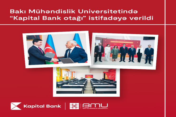 Bakı Mühəndislik Universitetində “Kapital Bank otağı" istifadəyə verildi