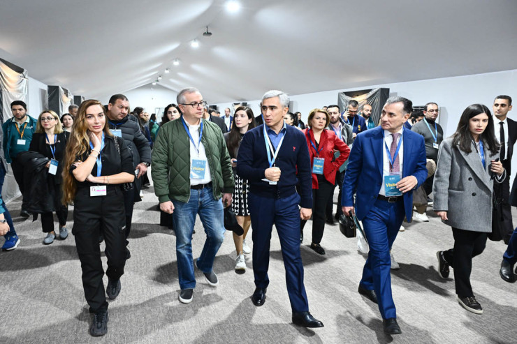 COP29-a hazırlıq işləri ilə bağlı Bakı Stadionuna media-tur - FOTOLENT 