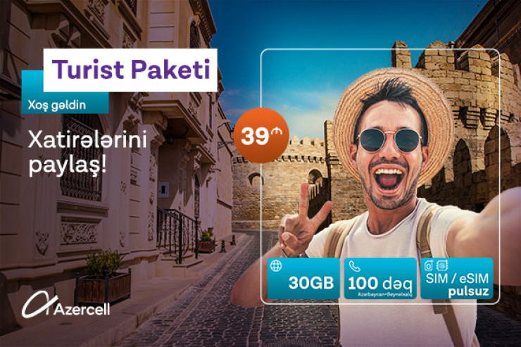 "Azercell" COP29 ərəfəsində “Turist” tariflərini yeniləyir