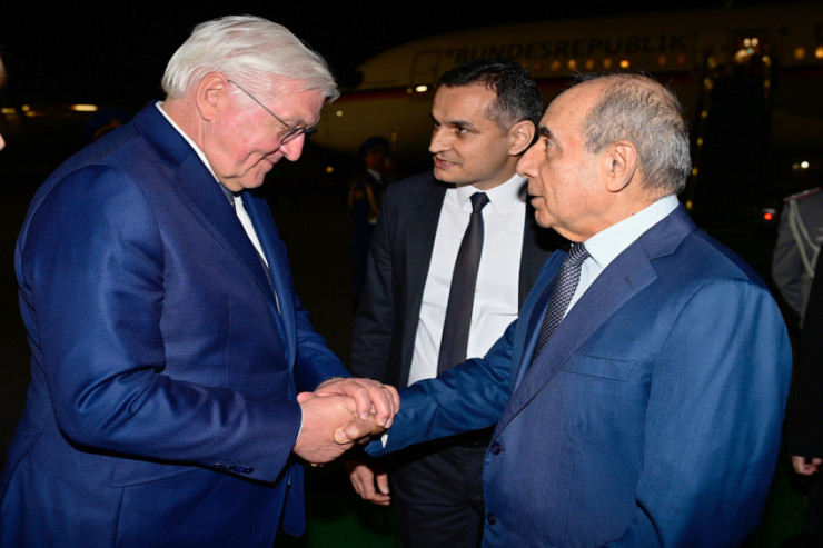 Almaniya prezidenti Azərbaycana gəldi 