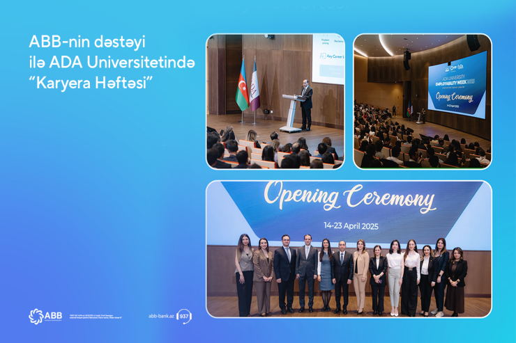 ABB-nin dəstəyi ilə ADA Universitetində “Karyera Həftəsi” başladı