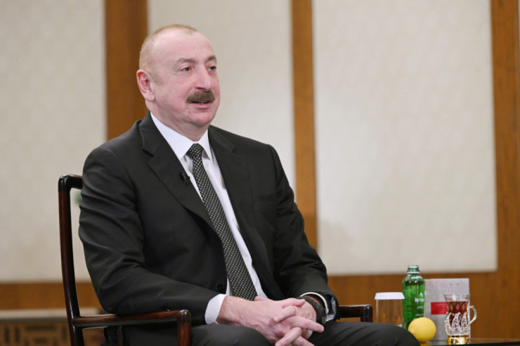 İlham Əliyev Çinin CGTN telekanalına  müsahibə verdi - YENİLƏNİB 