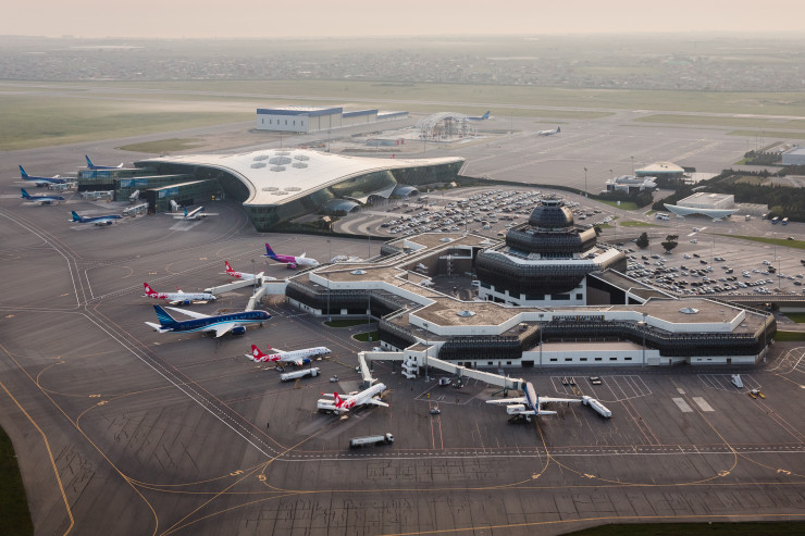 Bakı aeroportunda İNSİDENT:  polislər cəlb olundu - VİDEO 