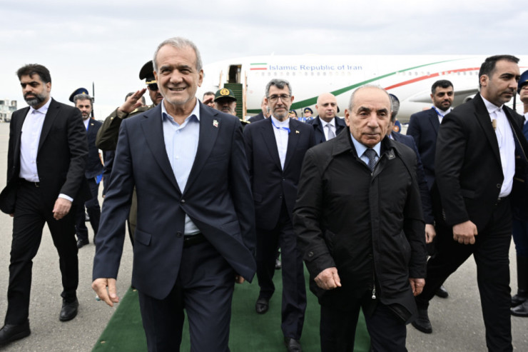 İran prezidenti  Azərbaycana   gəldi